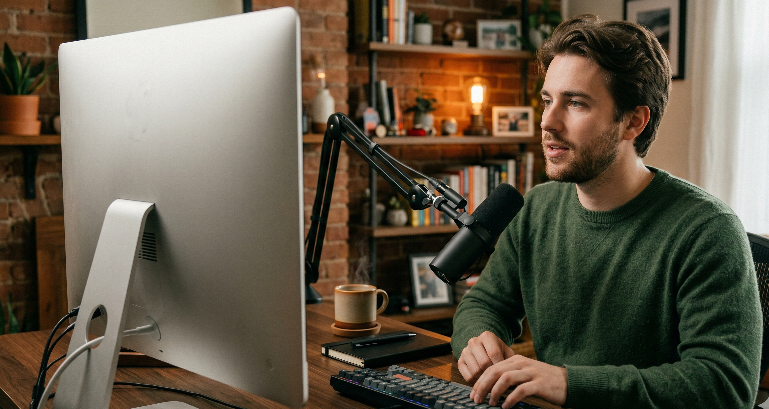 Writer using Air Wisper